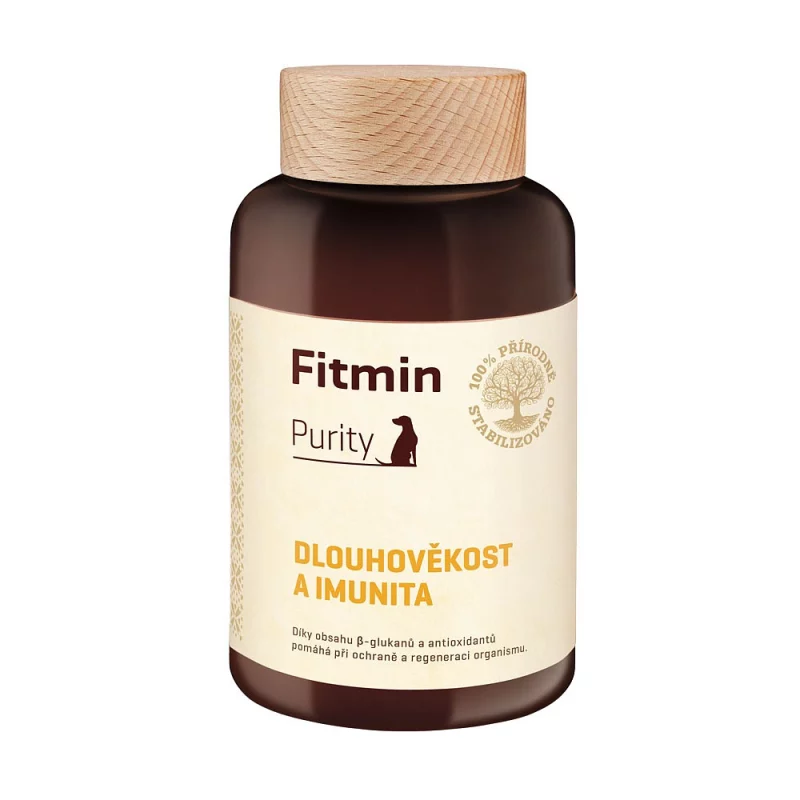 Fitmin Purity Dlhovekosť a imunita doplnok pre psov 200g