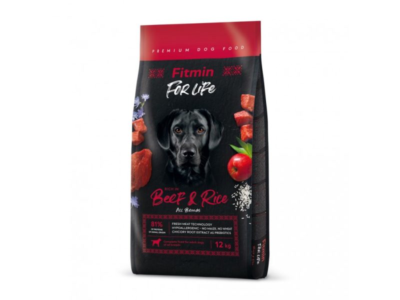 Fitmin dog For Life Beef & Rice - 12 kg