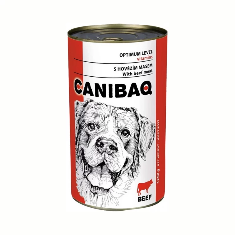 CANIBAQ Classic konzerva pre psov hovädzia 1250g