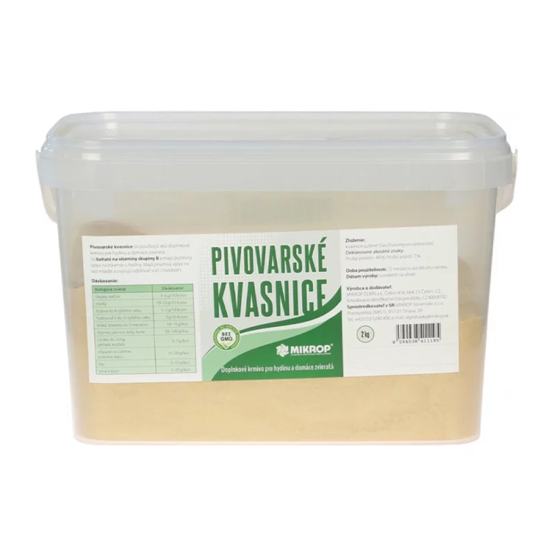 Pivovarské kvasnice Mikrop 2 kg