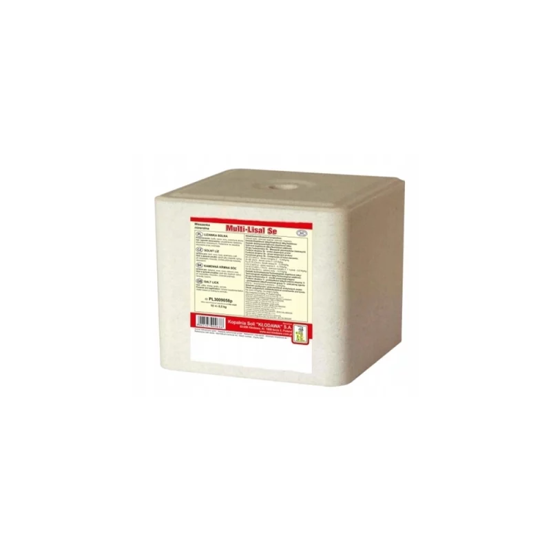 Soľné kocky LISAL Se 10kg - červené